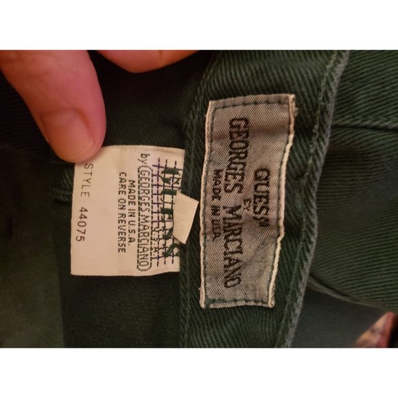 90s Green Guess Jeans Long‎ Length - Picture 8 of 8
